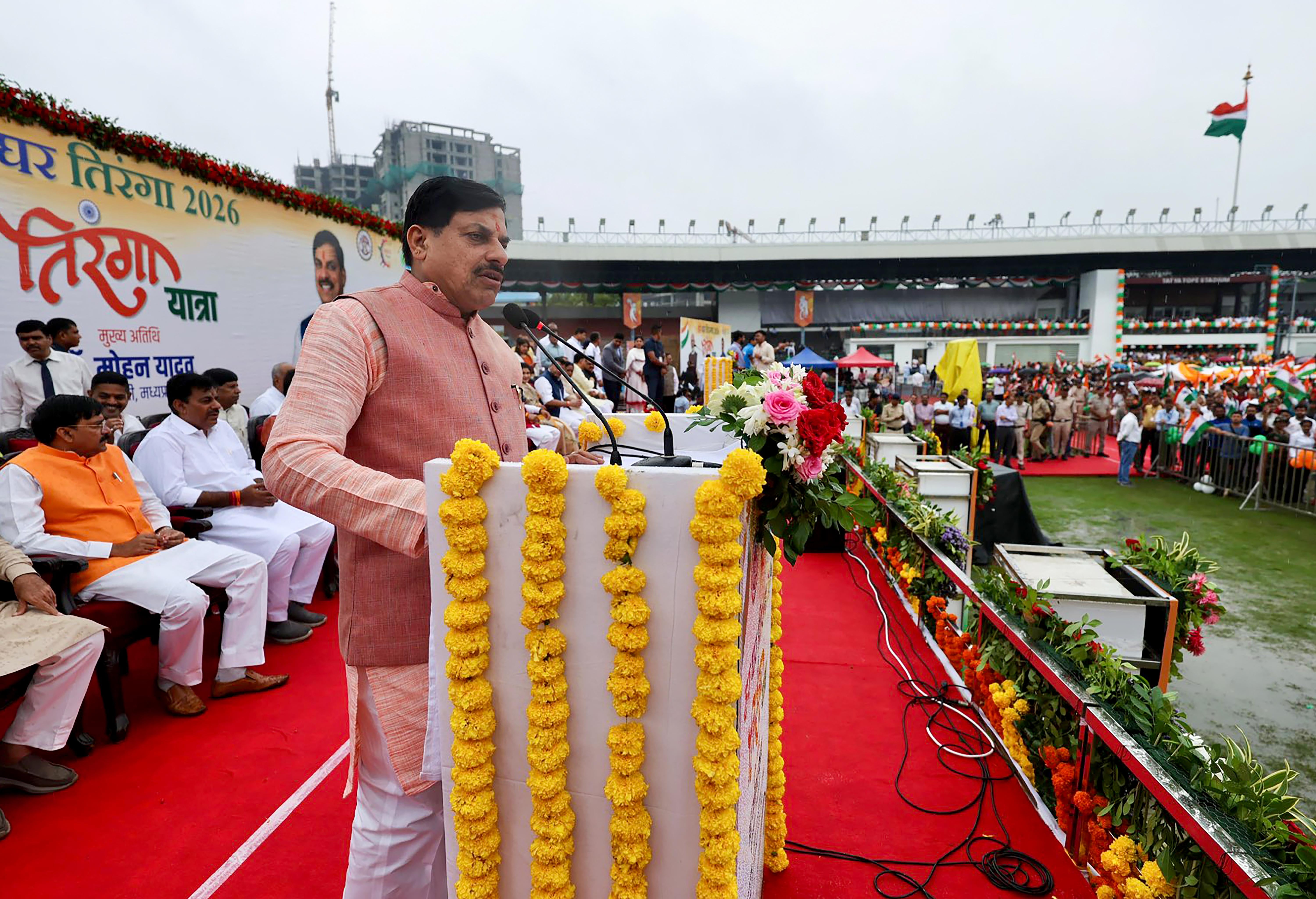 Bhopal: CM Mohan Yadav joins Tiranga Yatra