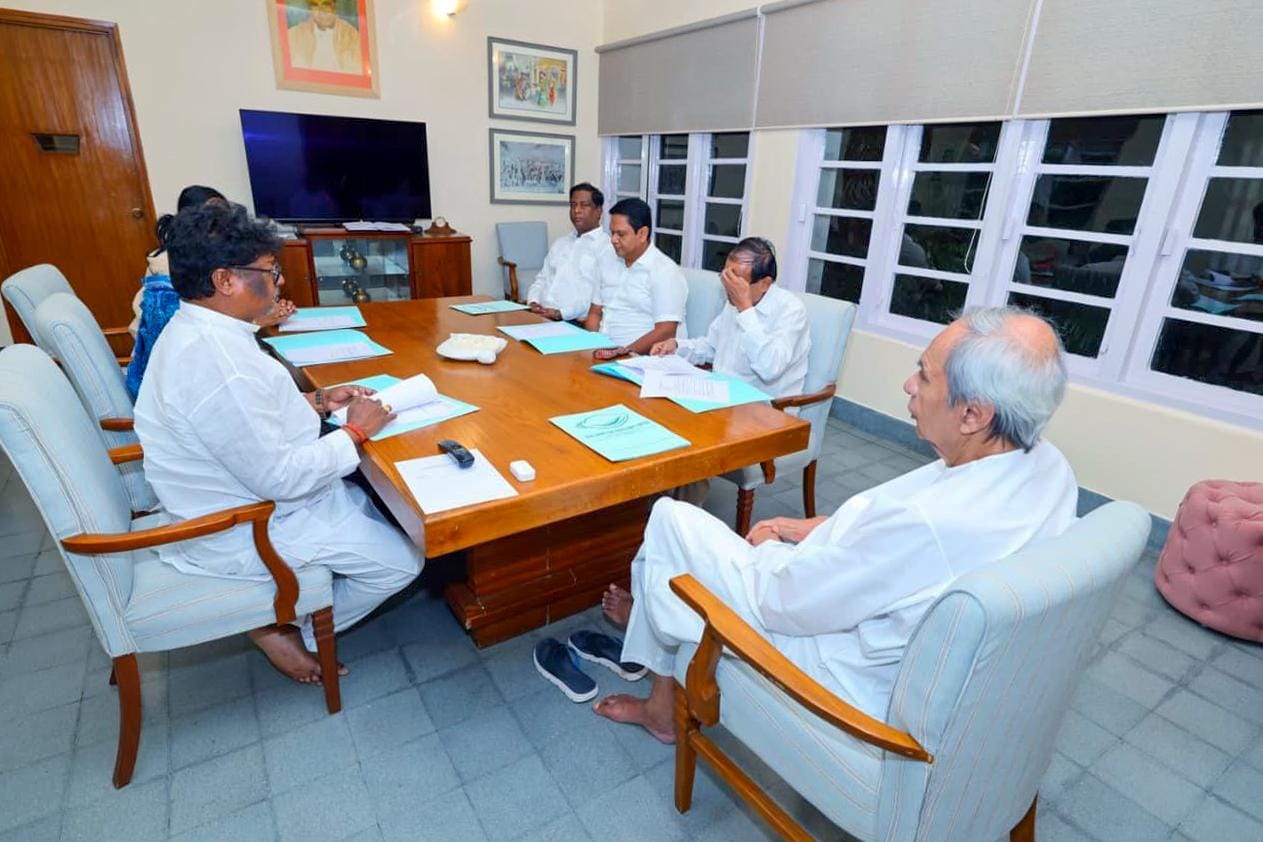 Bhubaneswar: Naveen Patnaik chairs BJD Political Affairs Committee meeting