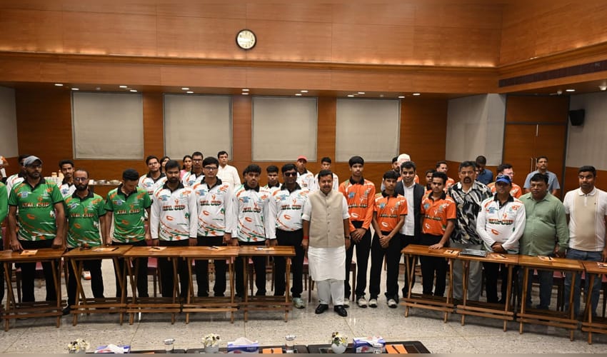 BJP chief Nitin Nabin praises spirit of visually impaired cricketers