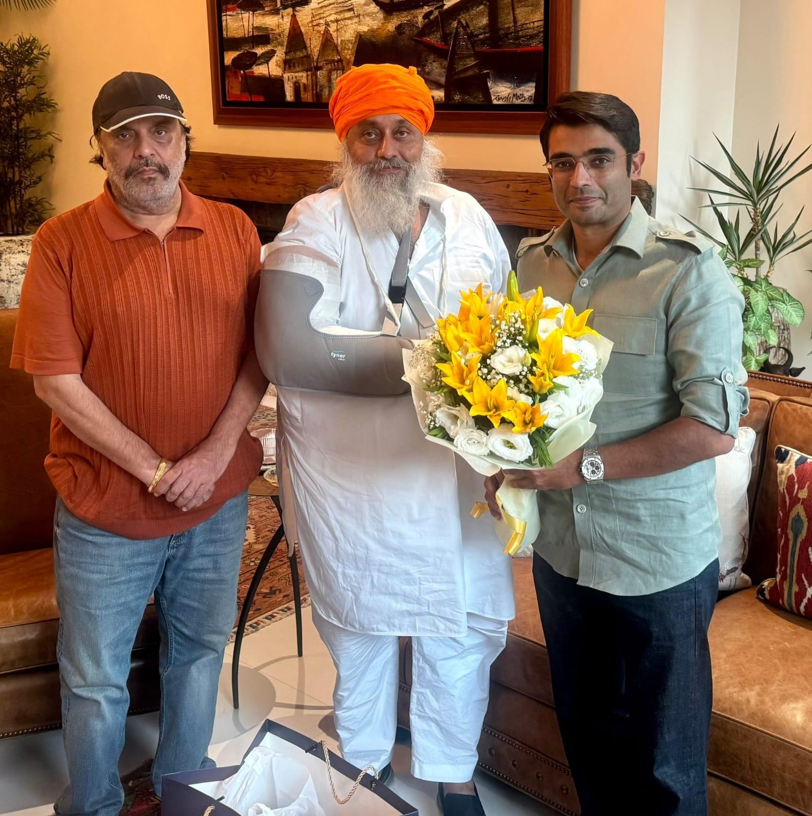 BJP leaders visit injured Sukhbir Badal, wish speedy recovery