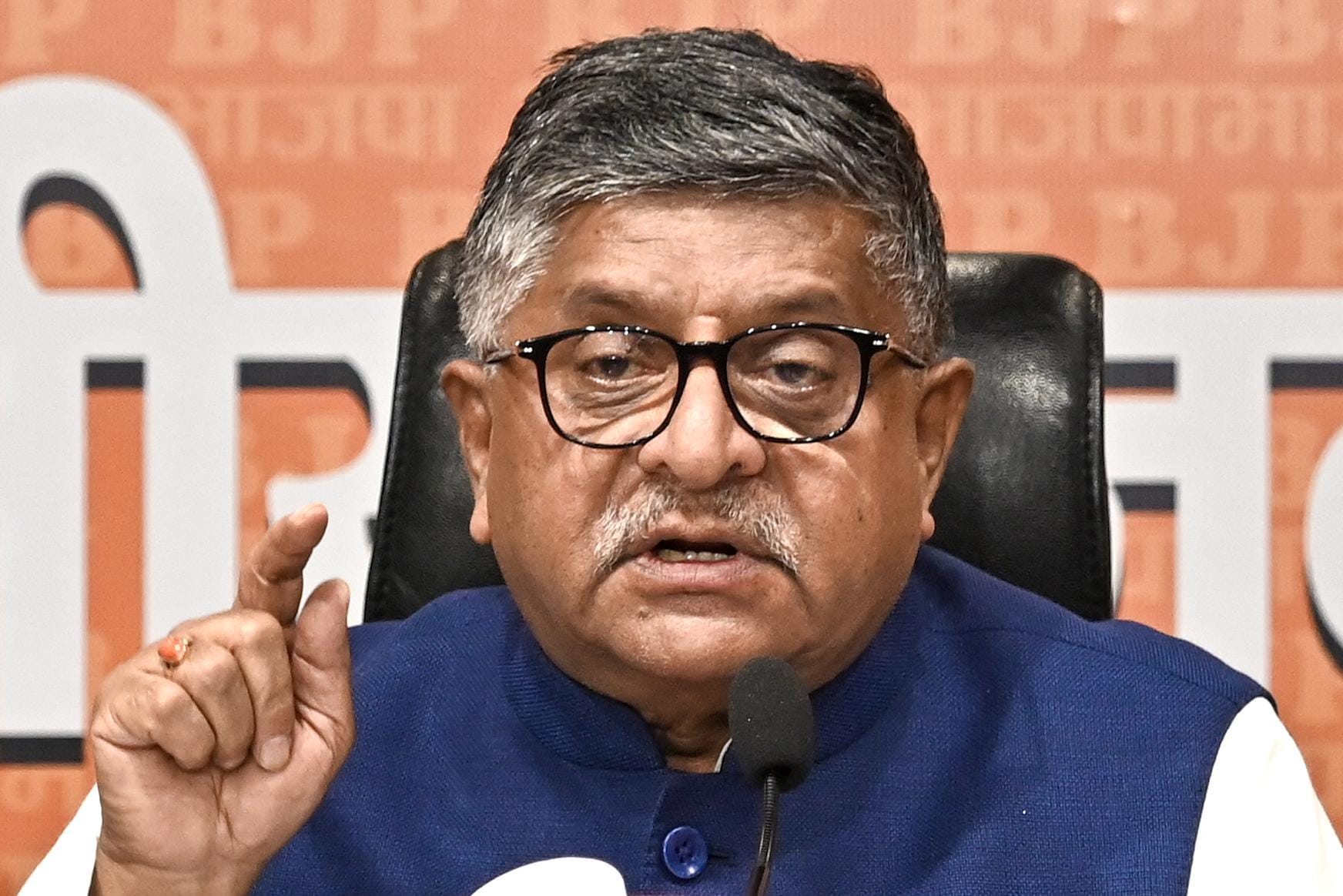 BJP slams Kharge, Rahul Gandhi for Parliament disruption and dual policy on exam process (Photo: IANS/Deepak Kumar)