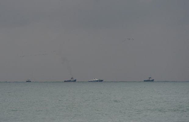 BLACK SEA-RUSSIAN MILITARY TU-154 AIRCRAFT-RESCUE OPERATION
