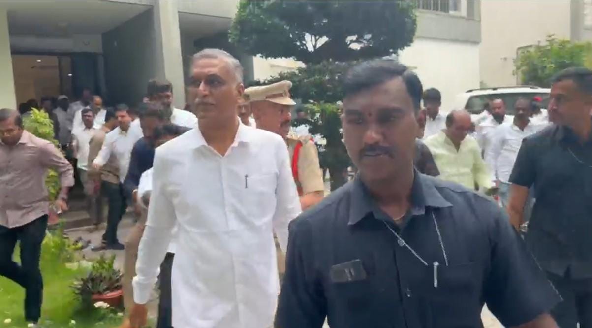 BRS leader Harish Rao under house arrest, stopped from visiting TIMS