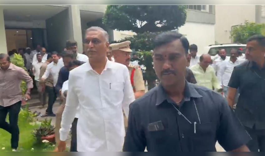 BRS leader Harish Rao under house arrest, stopped from visiting TIMS