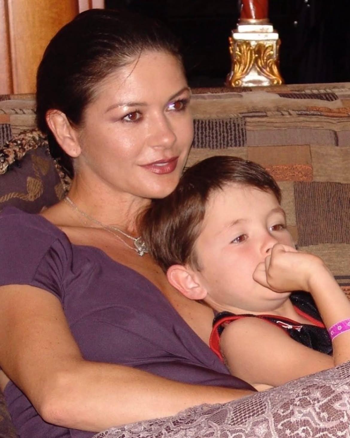 Catherine Zeta-Jones says 'You are everything to me' as son Dylan turns a year older