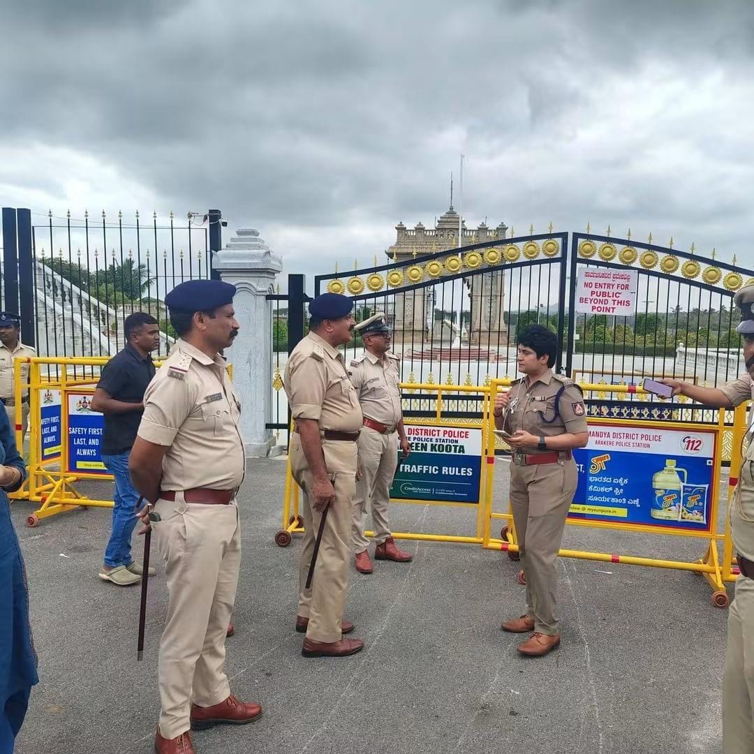 Cauvery row: K'taka BJP, farmers stage protest; major police deployment at KRS dam site
