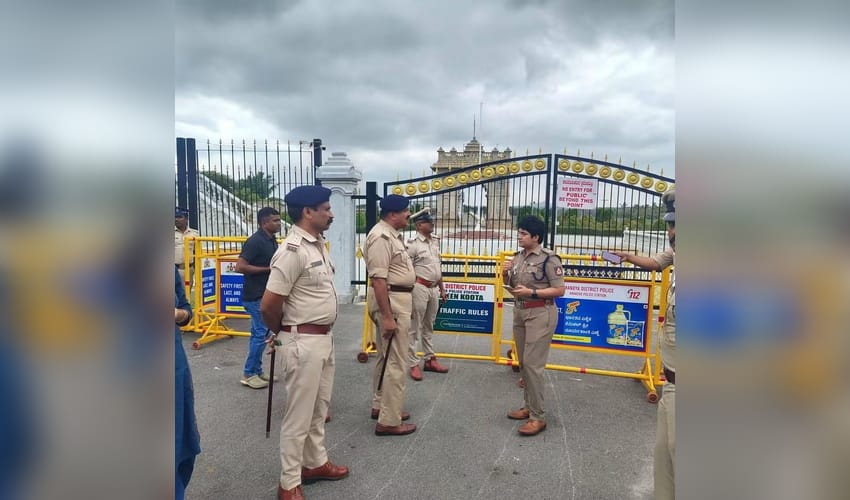 Cauvery row: K'taka BJP, farmers stage protest; major police deployment at KRS dam site