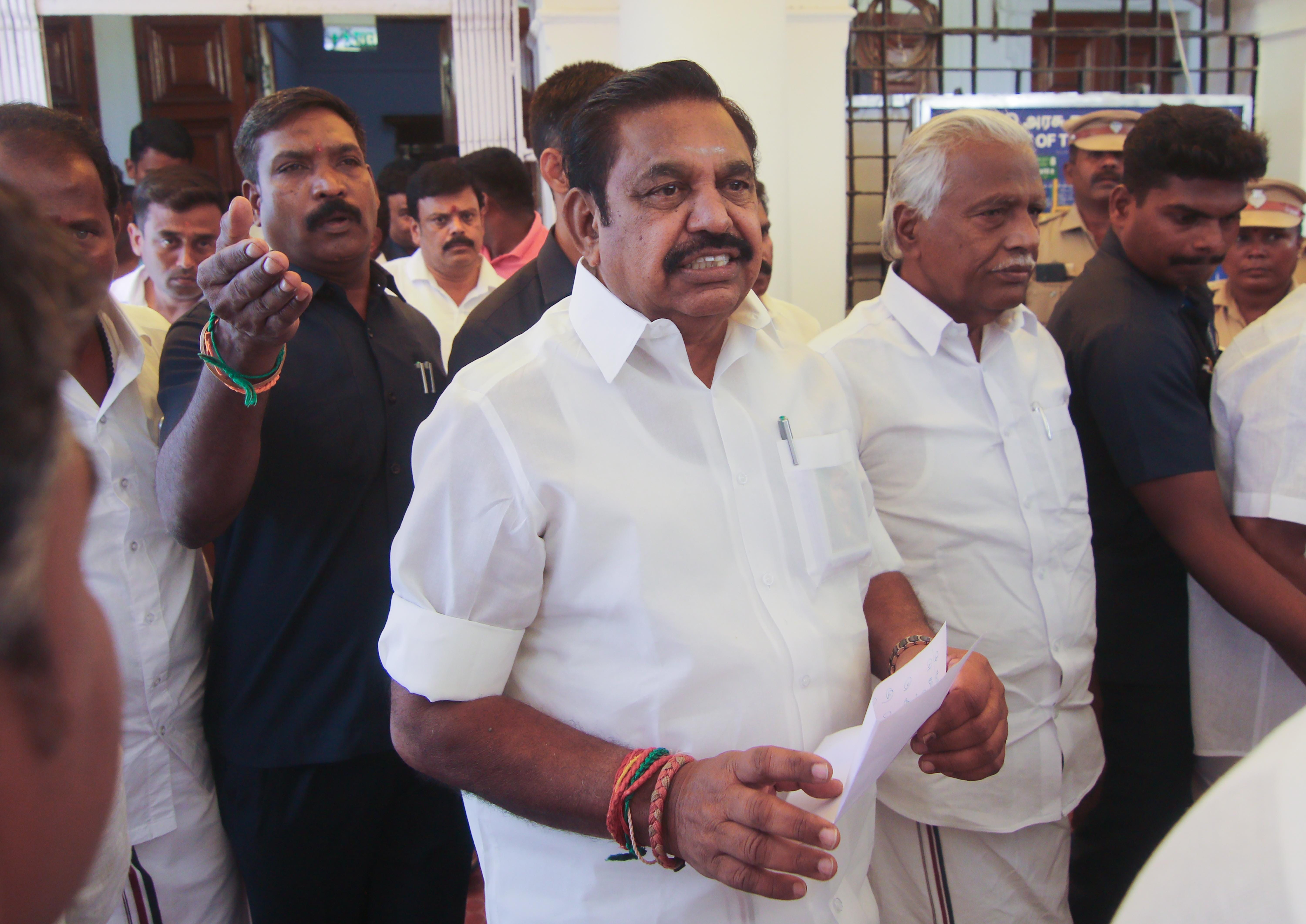 Chennai: AIADMK MLAs leave Assembly after Tamil Nadu floor test