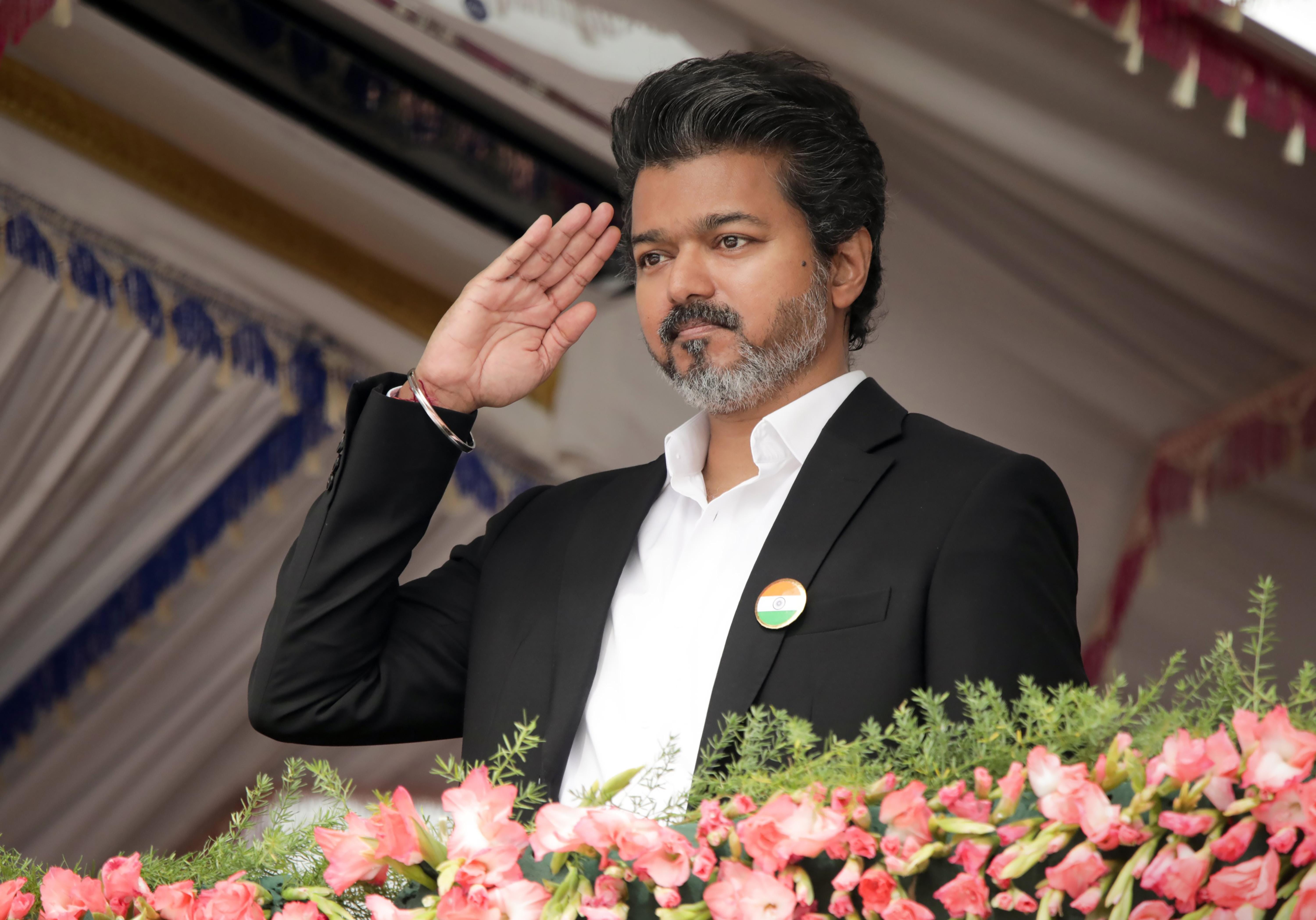 Chennai: CM Vijay hoists national flag