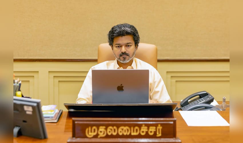 Chennai: CM Vijay registers online for population census