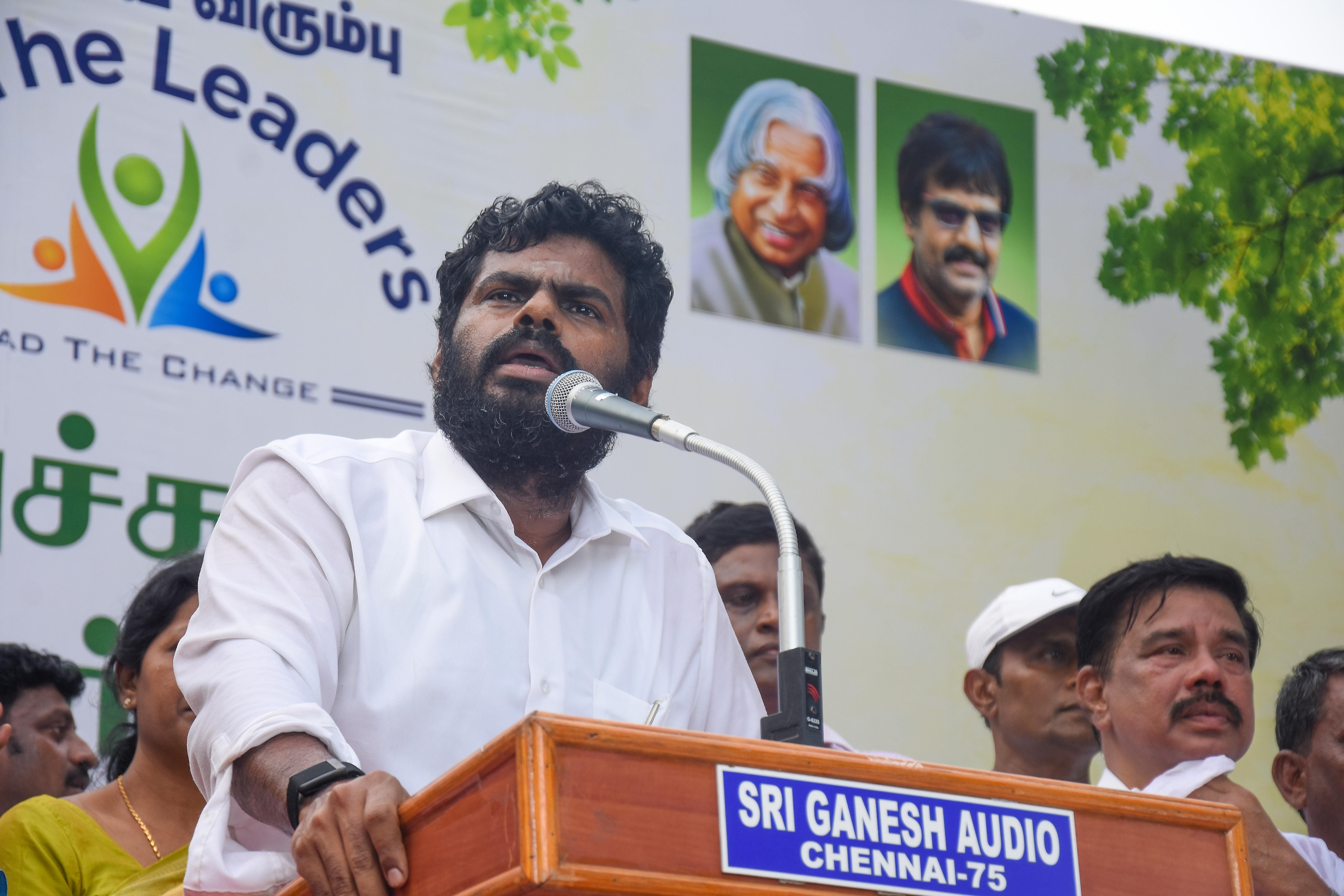 Chennai: K Annamalai addresses environment awareness rally