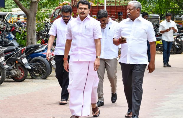Chennai: Senthil Balaji appears before Triplicane Police