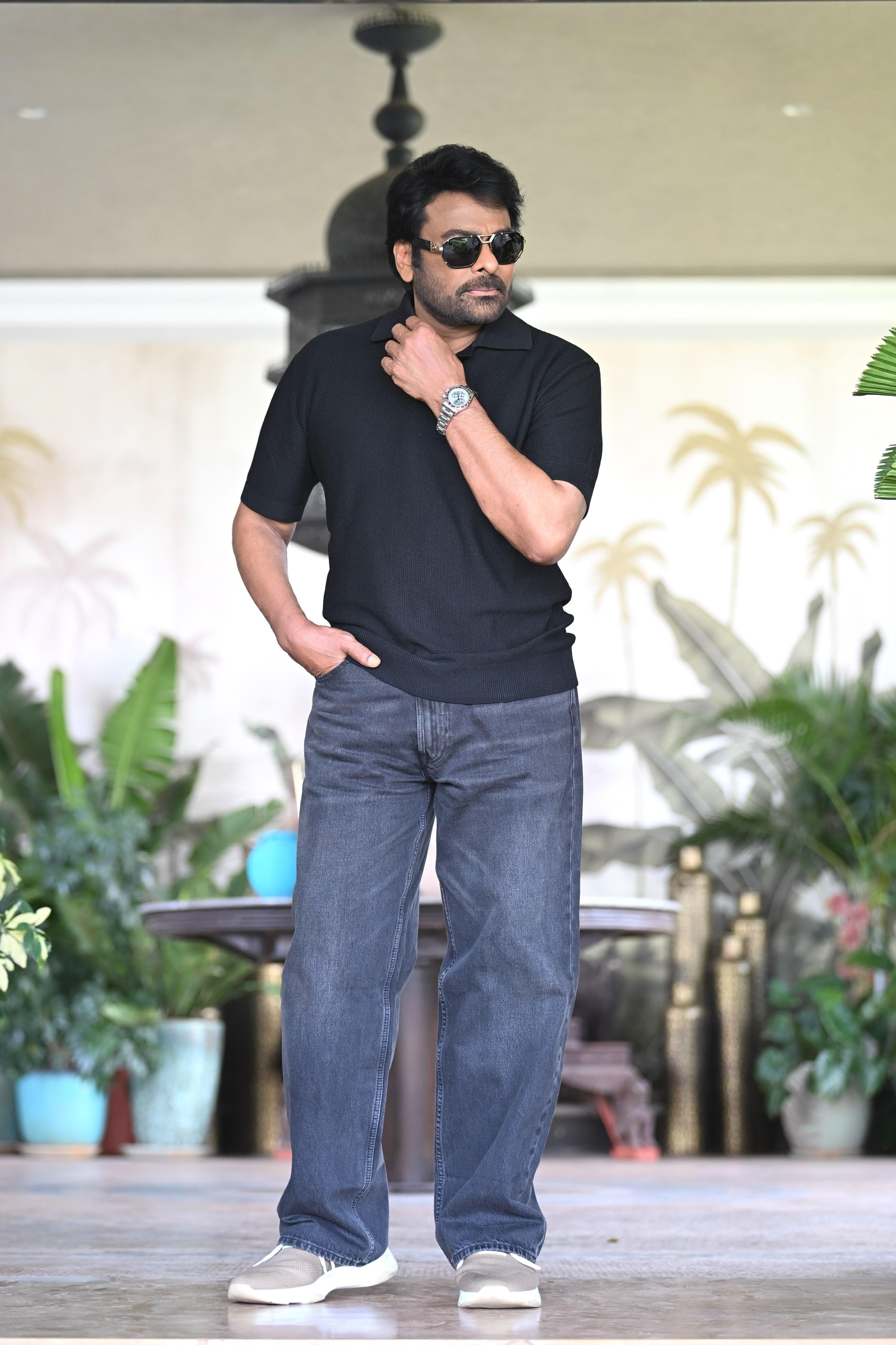 Chiranjeevi's #Mega158 unit completes 40 days of shooting; film's first half edit locked! (Photo: IANS/PR)