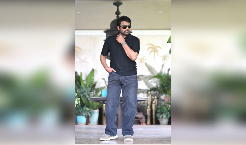 Chiranjeevi's #Mega158 unit completes 40 days of shooting; film's first half edit locked! (Photo: IANS/PR)