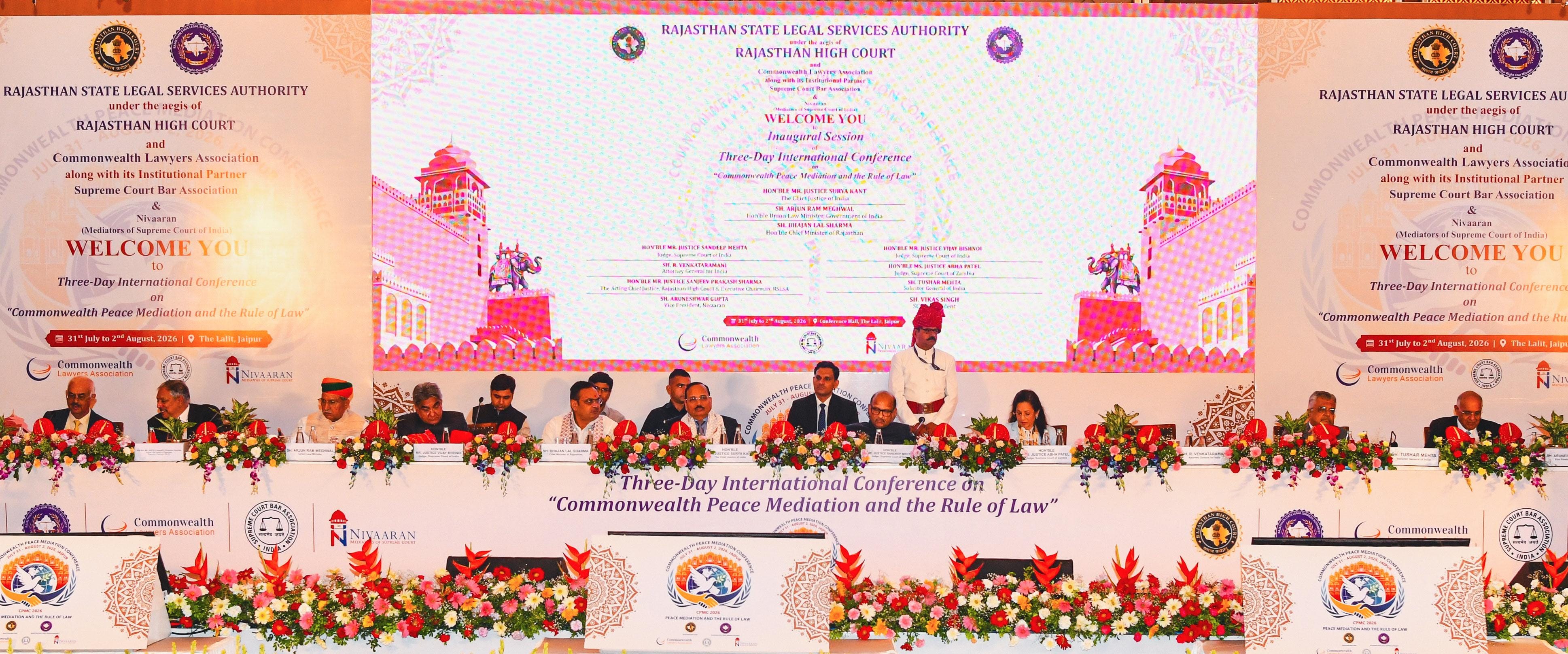 CJI Surya Kant inaugurates Commonwealth Peace Mediation Conference in Jaipur, calls 'mediation' the foundation of social harmony
