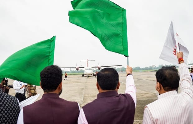 CM Mohan Yadav flags off four new flights from Bhopal airport