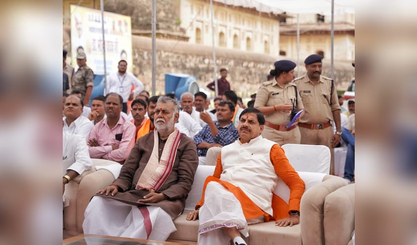 CM Mohan Yadav joins 'Mann Ki Baat' event at Orchha; PM Modi highlights MP's water conservation drive