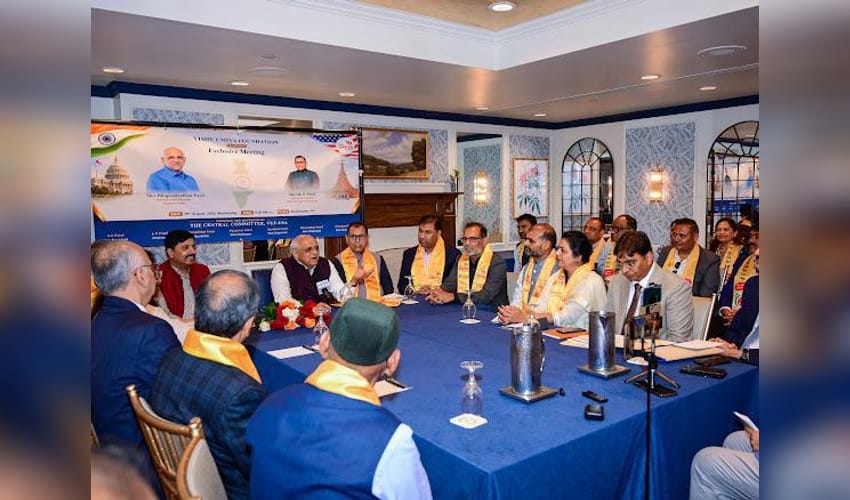 CM Patel pitches GIFT City, emerging sectors to Gujarati diaspora in Washington