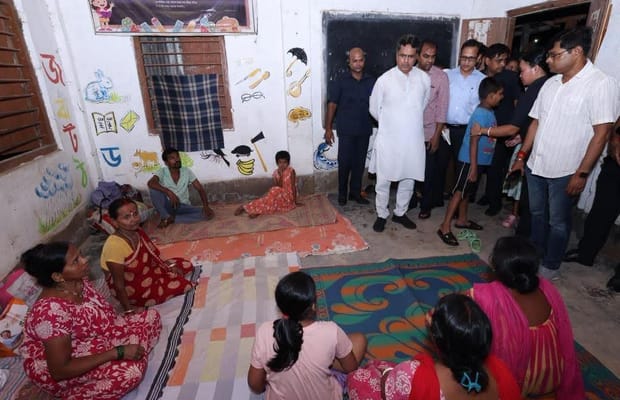 CM Saha visits flood-hit areas, relief camps in Tripura; assures permanent solution to flooding