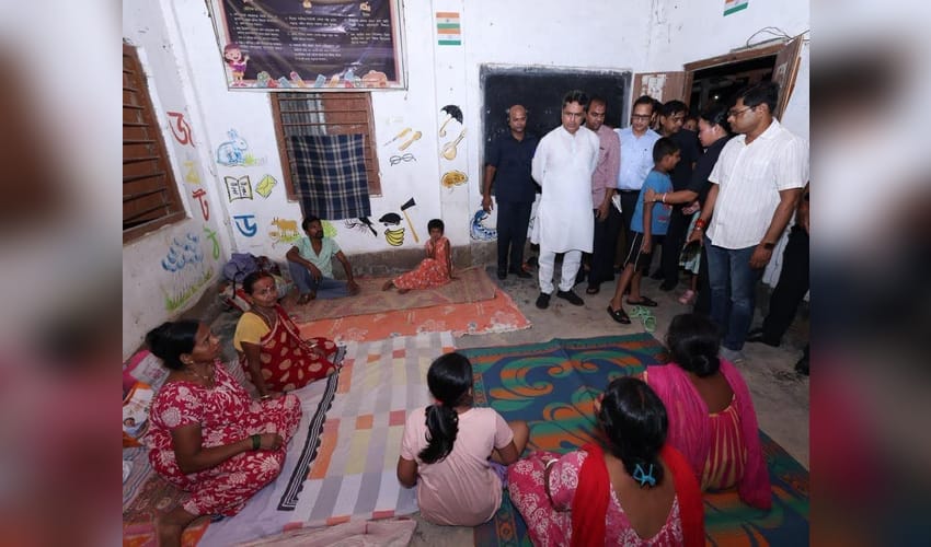 CM Saha visits flood-hit areas, relief camps in Tripura; assures permanent solution to flooding