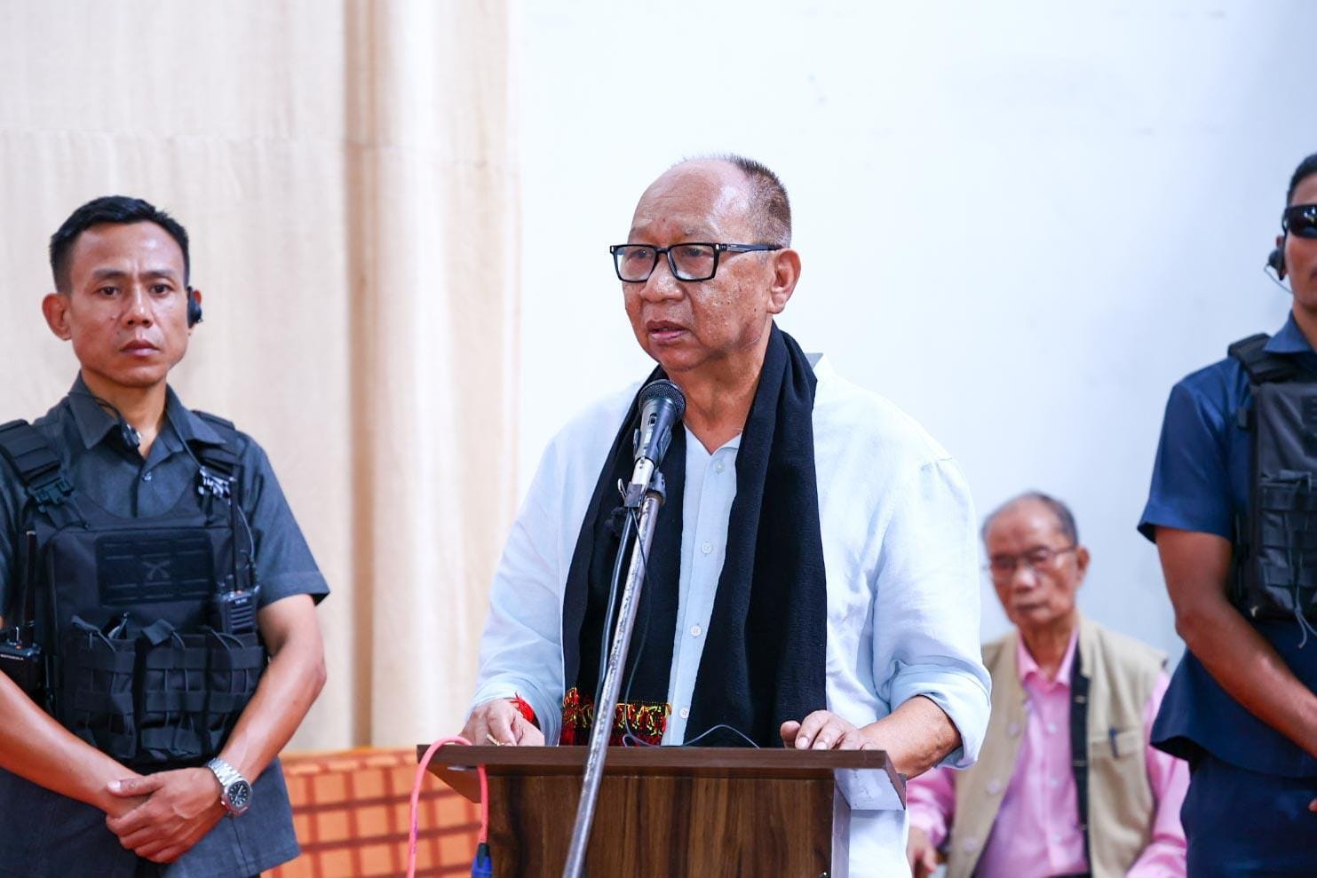 CM Yumnam Khemchand calls for collective efforts to end violence, build peace in Manipur 