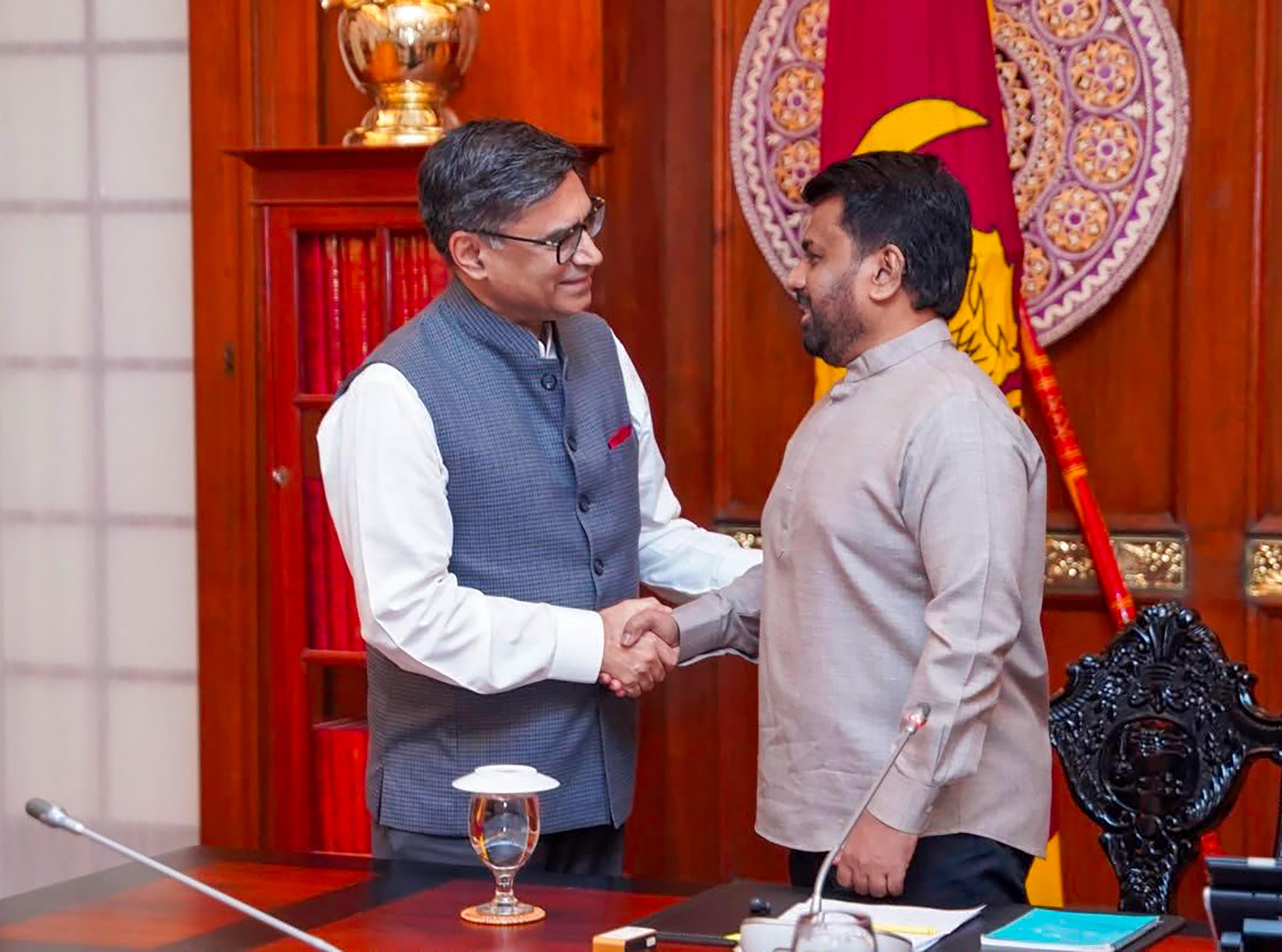 Colombo: Vikram Misri calls on Sri Lankan President Anura Kumara Dissanayake