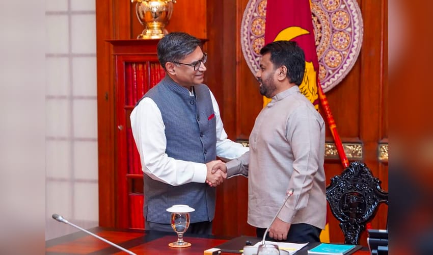 Colombo: Vikram Misri calls on Sri Lankan President Anura Kumara Dissanayake