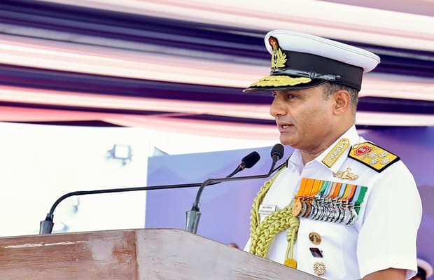 Commissioning ceremony of INS Mahendragiri in Visakhapatnam