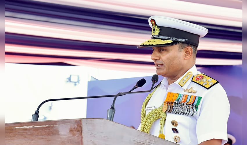 Commissioning ceremony of INS Mahendragiri in Visakhapatnam