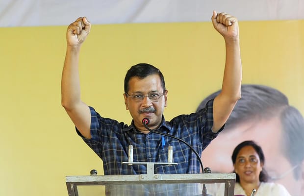 Cortalim: Arvind Kejriwal addresses AAP volunteers' gathering