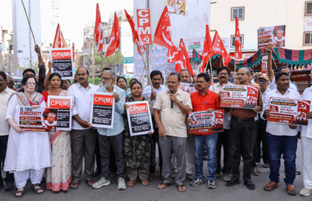 CPI (M) stronghold in Kerala sees low turnout at rally backing Vijayan, daughter amid ED probe