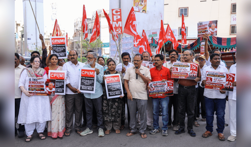 CPI (M) stronghold in Kerala sees low turnout at rally backing Vijayan, daughter amid ED probe