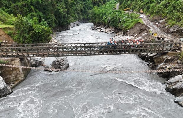 ‘Critical lifeline’: BRO rebuilds 200-foot Bailey bridge in Arunachal’s remote border village