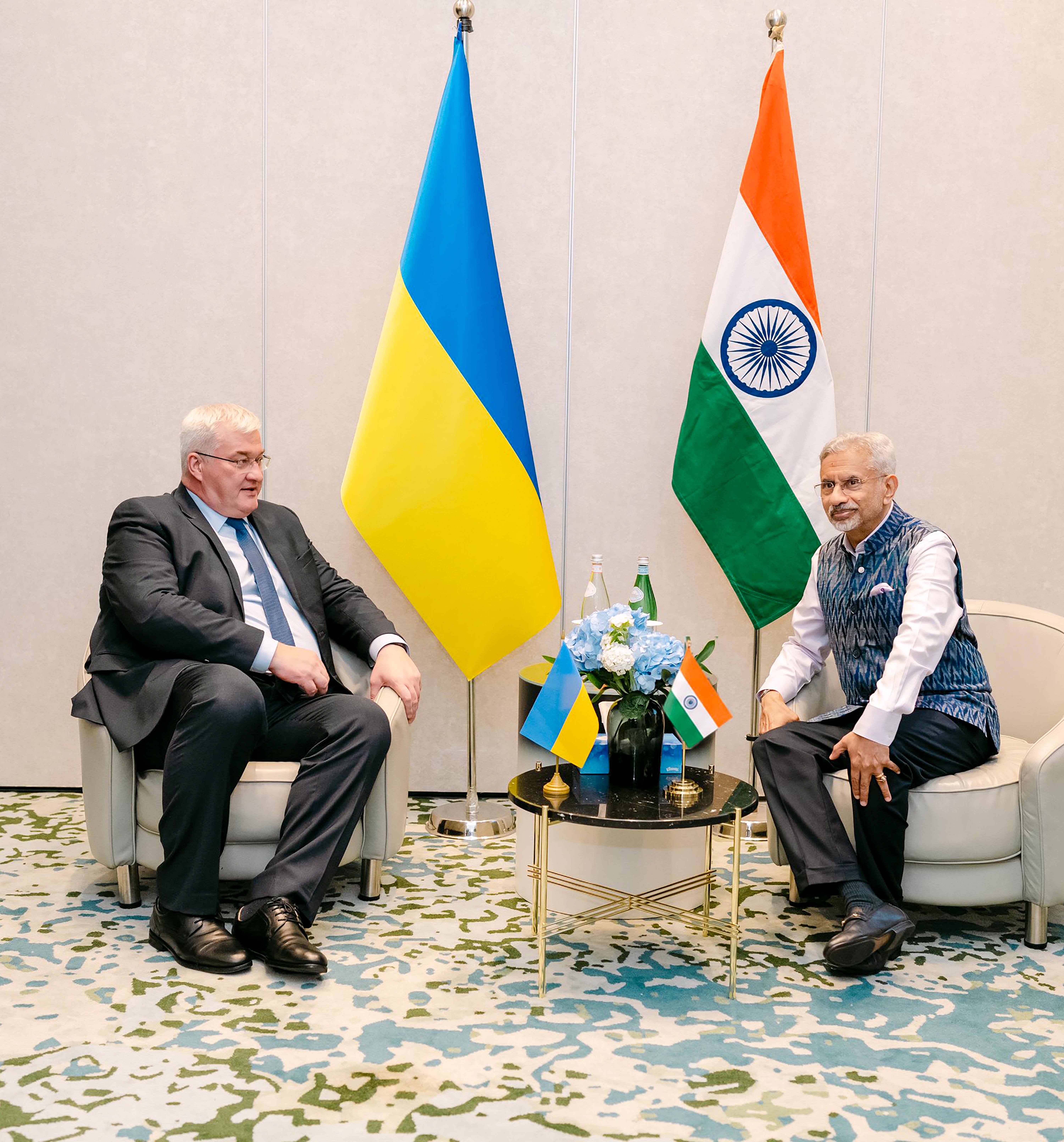 Cyprus: Jaishankar Meets Ukraine Foreign Minister