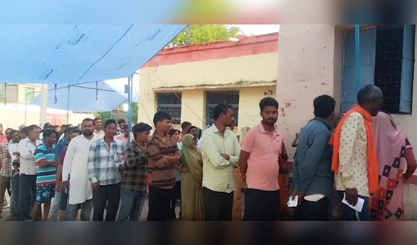 Datia bypoll: Voting underway amid tight security, long queues at several booths