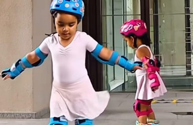 Debinna Bonnerjee reveals her daughters are learning the art of 'getting up again' through skating