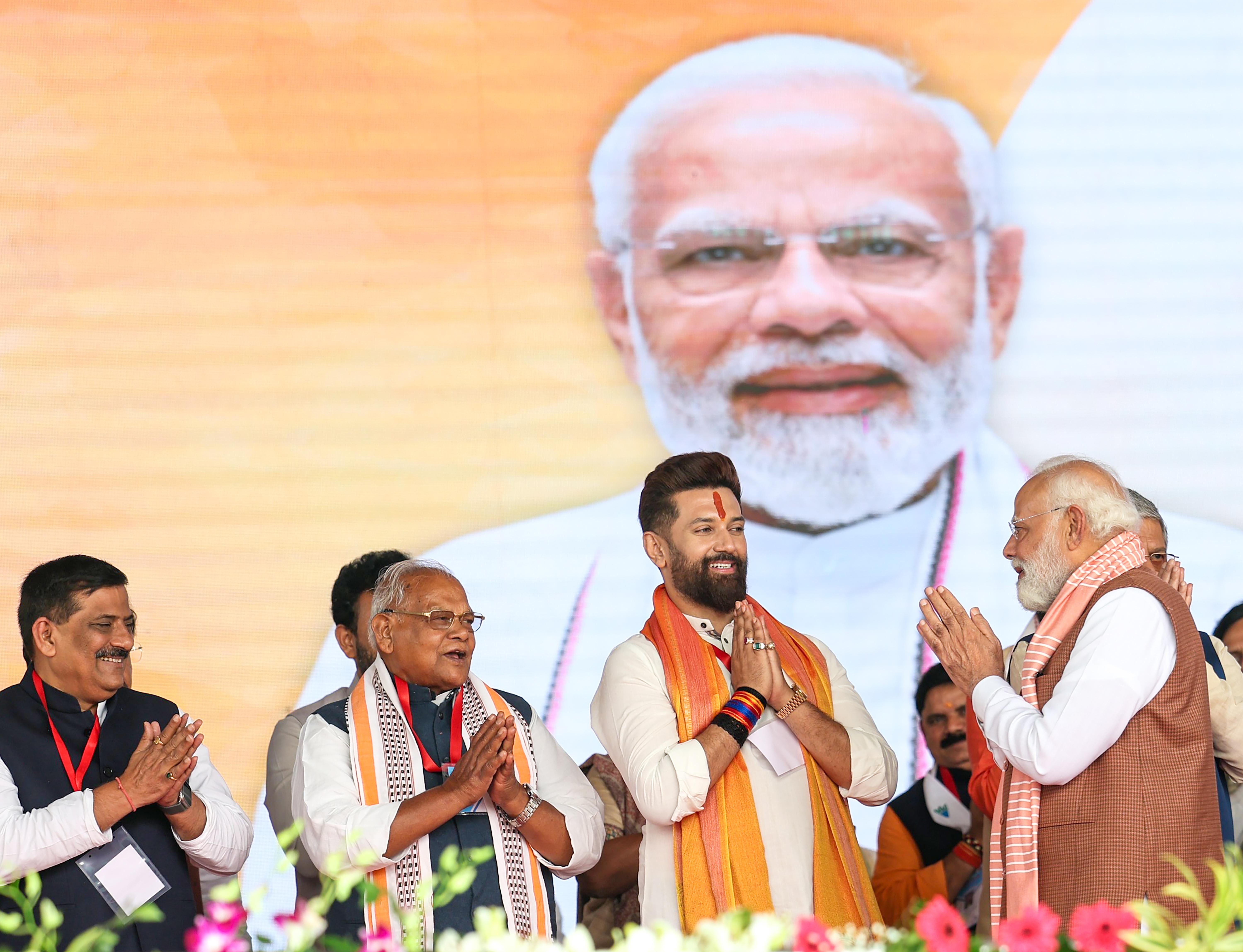 'Default template of BJP': Congress, RJD on reservation debate between Jitan Ram Majhi, Chirag Paswan