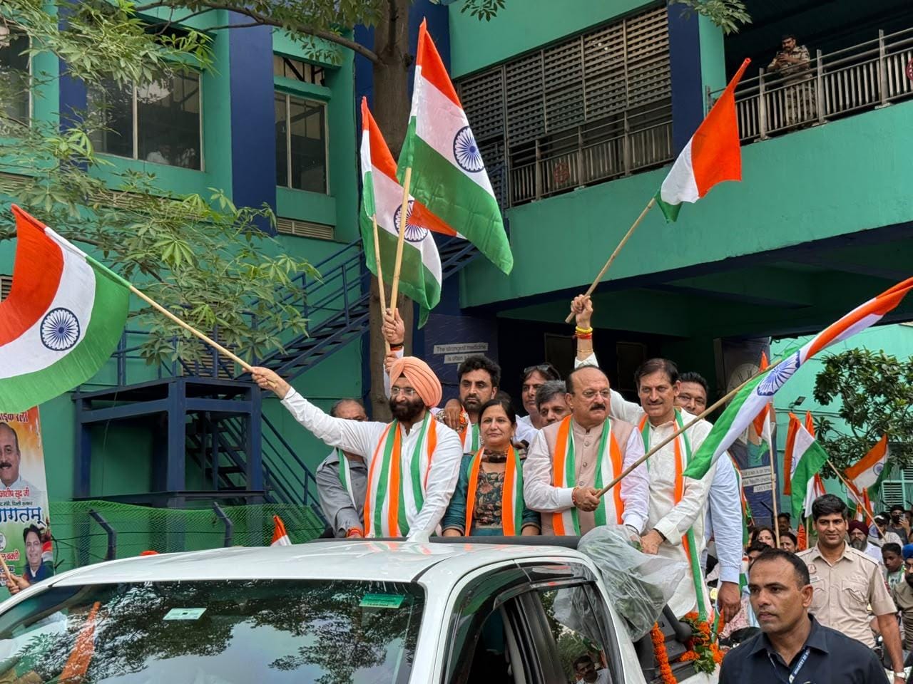 Delhi BJP kicks off Tiranga Yatra campaign under city unit chief Harsh Malhotra