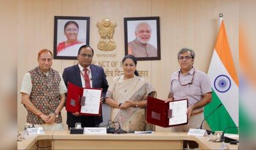 Delhi CM steers signing of MoU for new biogas plants in Okhla, Tughlakabad (Photo: IANS)
