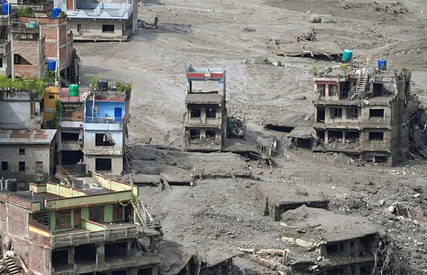 Dhading: Flood damage in Beni Ghat