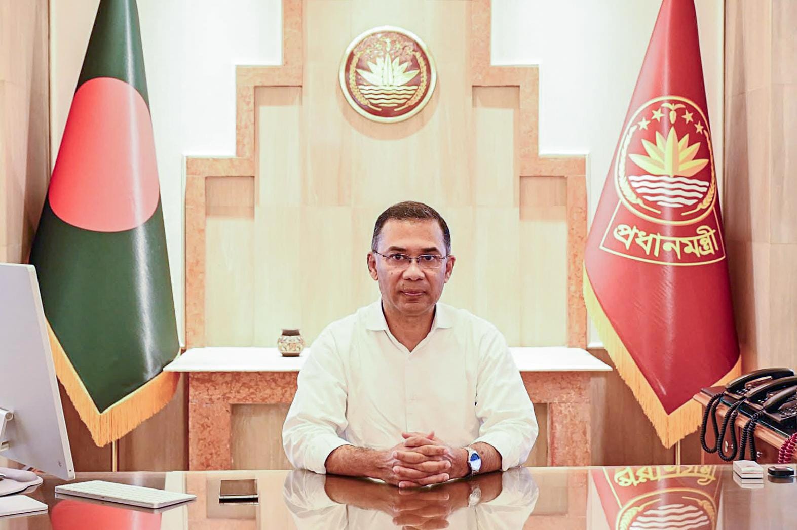 Dhaka: Prime Minister Tarique Rahman Assumes Office at PMO