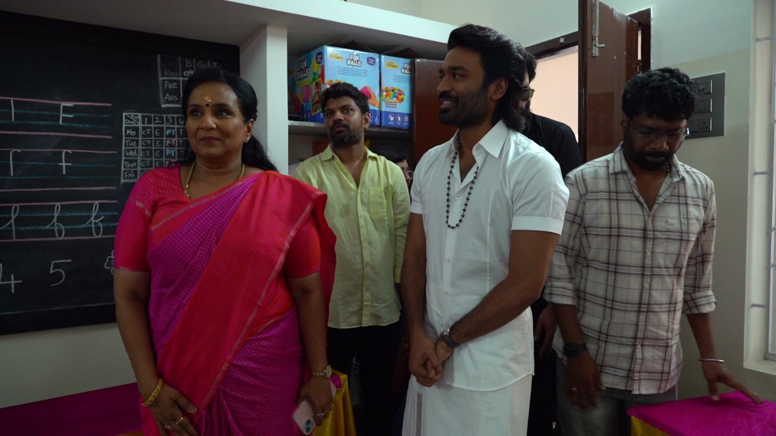 Dhanush constructs, donates a three-storied structure to the school he studied in! (Photo: IANS/PR)