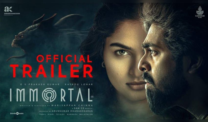 Dhanush releases engaging trailer of G V Prakash, Kayadu Lohar's horror thriller 'Immortal' (Photo: Dhanush/X)
