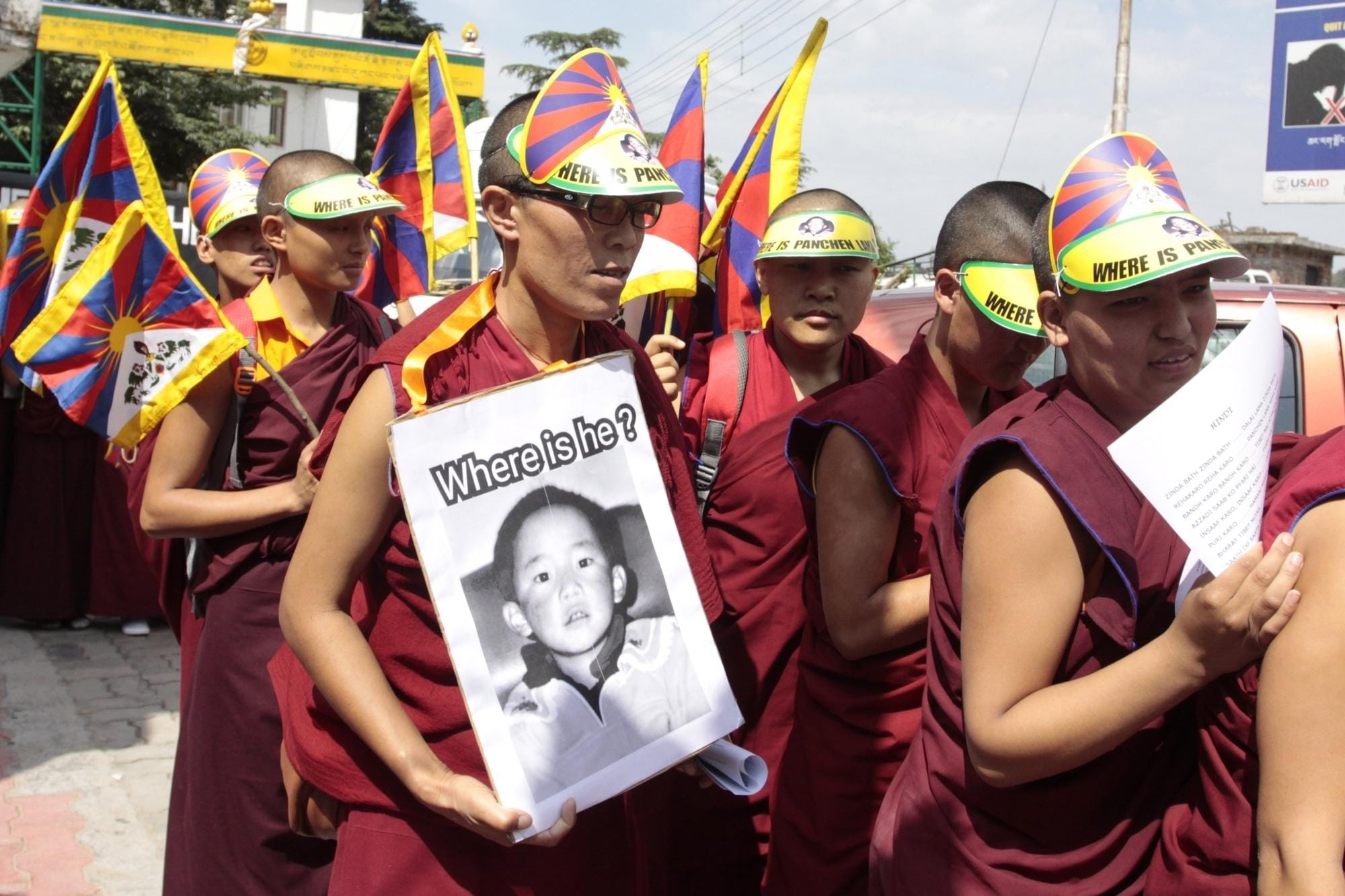 Dharamsala: Buddhist monks, Gedhun Choekyi Nyima