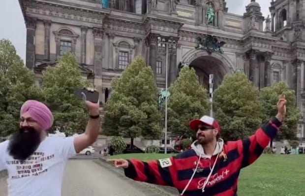 Diljit Dosanjh candidly calls Berlin’s Golden Victory Column as ‘Baby Doll Main Sone Di’, does ‘Bhangra’ on streets