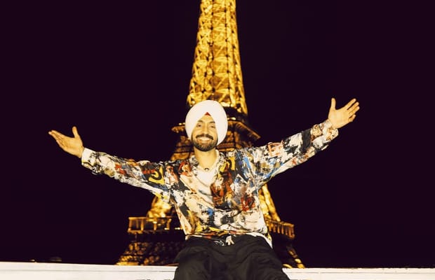 Diljit Dosanjh exudes Punjabi vibes in Paris as he poses in front of Eiffel tower