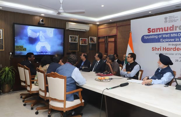 Drilling of 1st appraisal well begins in Mahanadi Offshore Basin towards energy security: Hardeep Puri