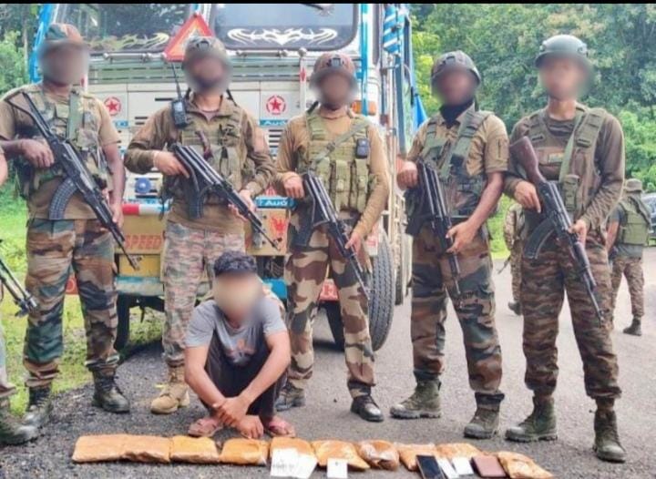 Drugs, arms seized in Assam, Manipur during joint operations