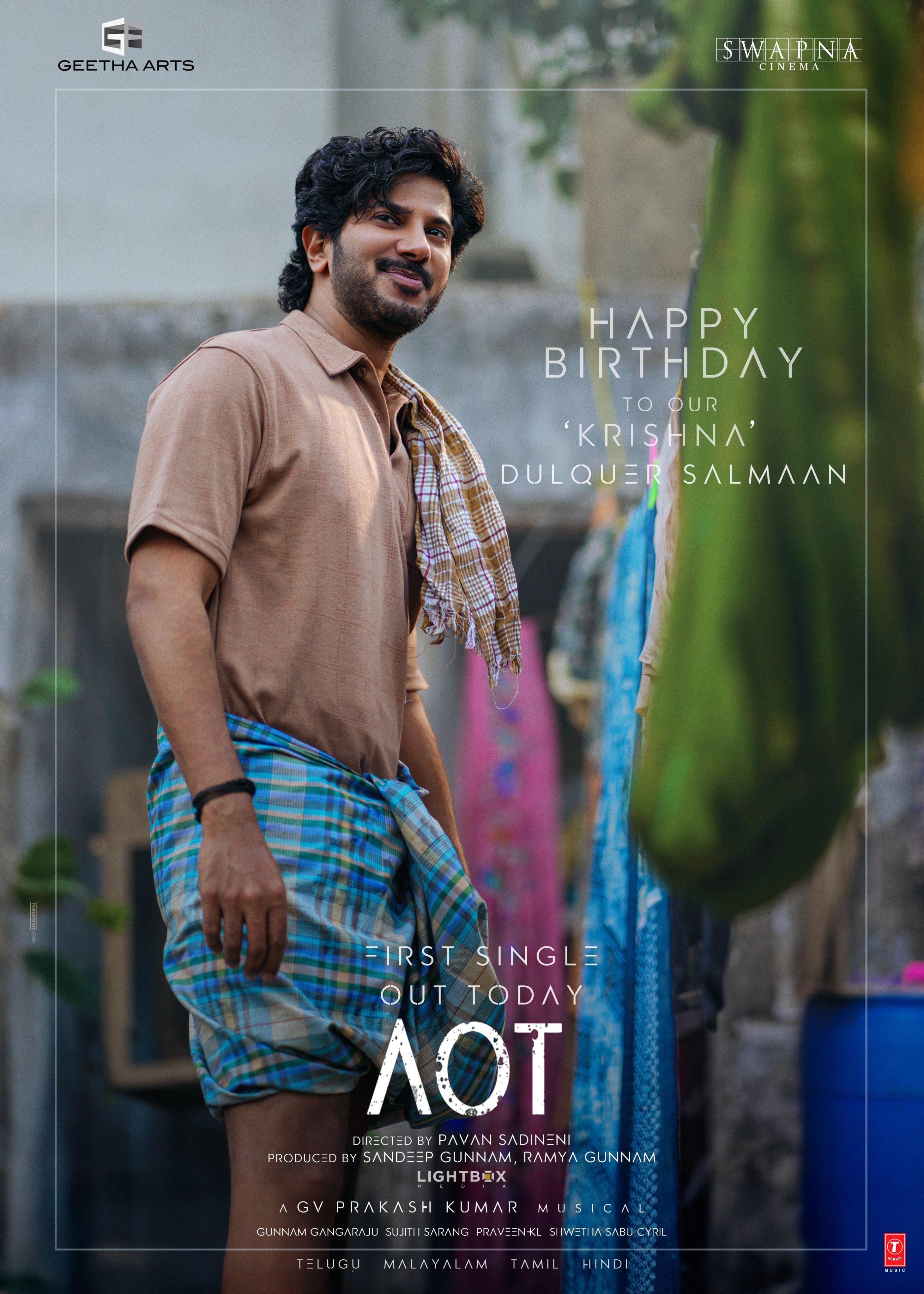 Dulquer Salmaan plays Krishna in director Pavan Sadineni's 'Aakasamlo Oka Tara' (Photo: Swapna Cinemas/X)