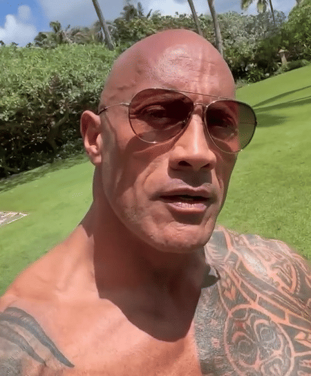 Dwayne Johnson shares his fast-digesting pre-workout rice hack (Photo: Dwayne Johnson/Instagram)